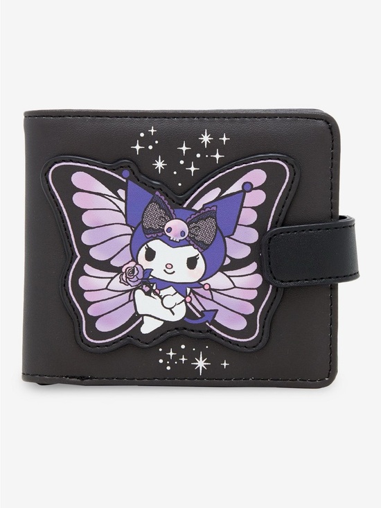 Sanrio Handbags - Sanrio Kuromi Purple Butterfly Garden Mini Wallet